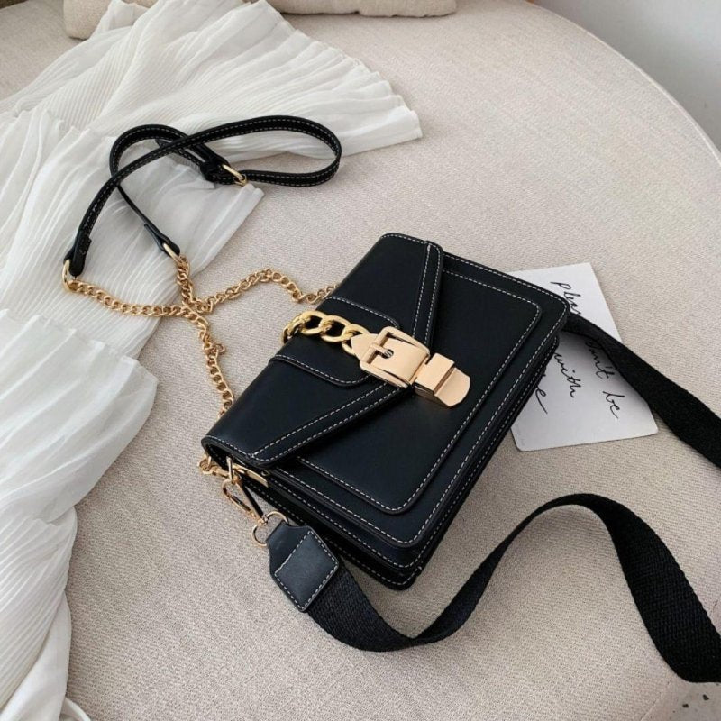 Bolsa Feminina Transversal De Couro Modelo CINDY - Lojas LA