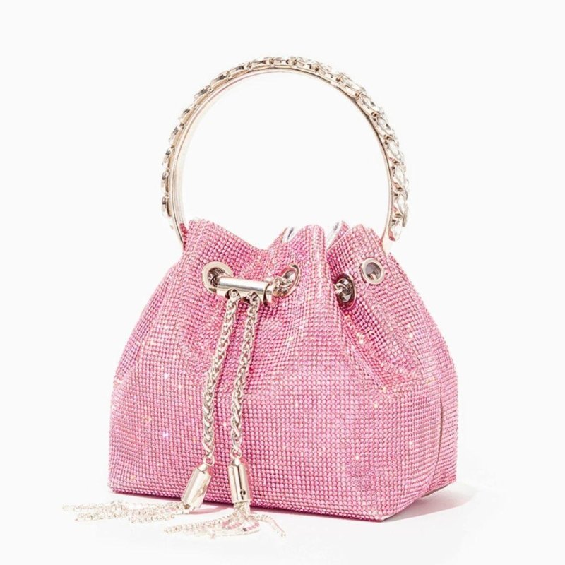 Bolsa Pequena Feminina Com Brilho Modelo CRYSTAL - Lojas LA