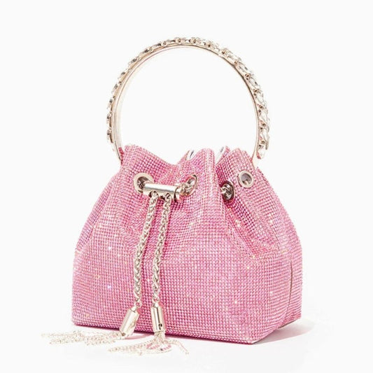 Bolsa Pequena Feminina Com Brilho Modelo CRYSTAL - Lojas LA