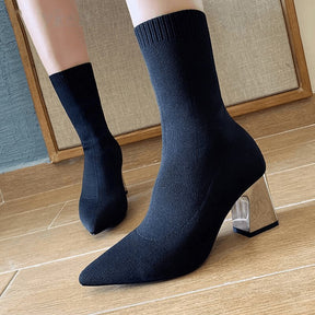 Bota Salto Bloco Modelo AURORA - Lojas LA