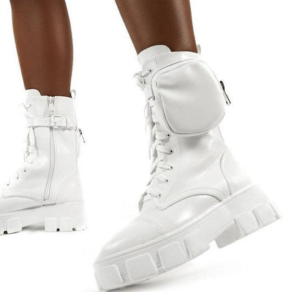 Bota Tratorada Cano Curto Modelo HARPER - Vista Lateral - Lojas LA