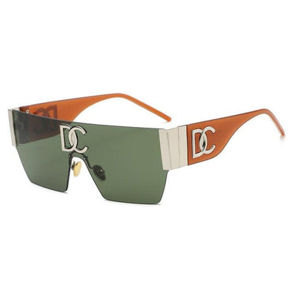 Óculos de Sol Feminino Quadrado de Luxo - Detalhe Armação - Lojas LA