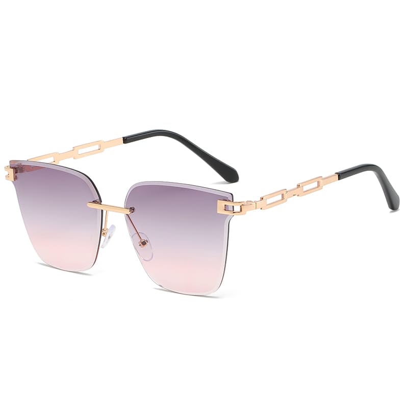 Óculos de Sol Feminino Moda Elegante UV400 - Detalhe Armação - Lojas LA