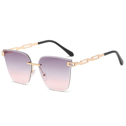 Óculos de Sol Feminino Moda Elegante UV400 - Detalhe Armação - Lojas LA