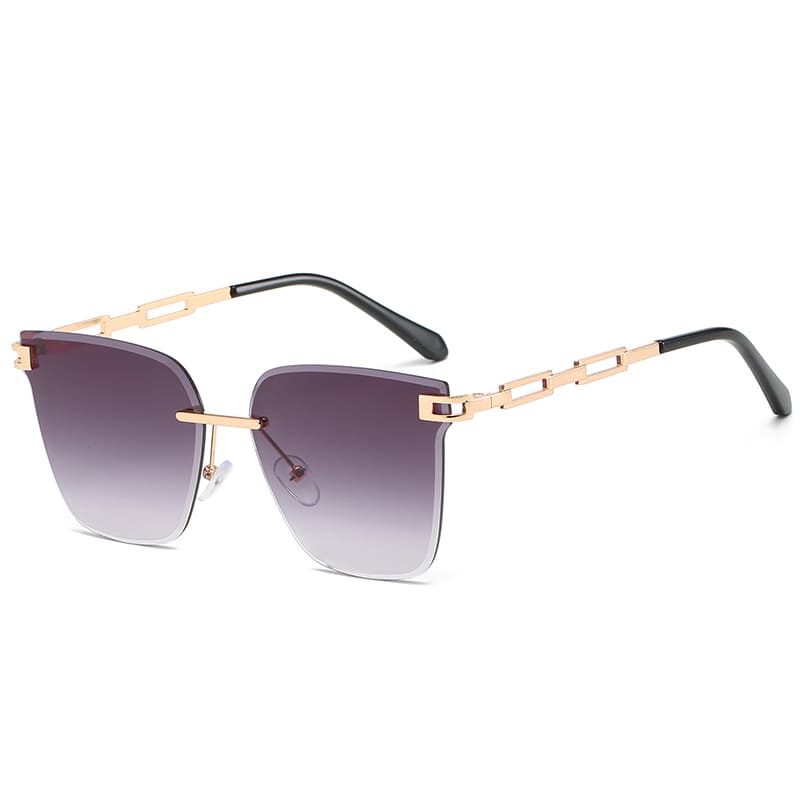 Óculos de Sol Feminino Moda Elegante UV400 - Vista Lateral - Lojas LA