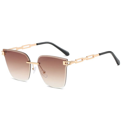 Óculos de Sol Feminino Moda Elegante UV400 - Vista Frontal - Lojas LA