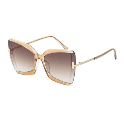 Óculos de Sol Feminino Polarizado Quadrado UV400 - Detalhe Armação - Lojas LA