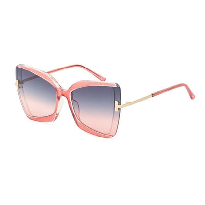 Óculos de Sol Feminino Polarizado Quadrado UV400 - Vista Lateral - Lojas LA