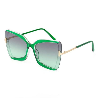 Óculos de Sol Feminino Polarizado Quadrado UV400 - Versão Preta - Lojas LA