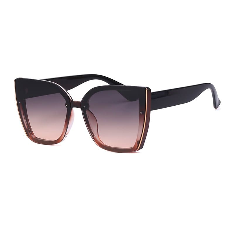 Óculos de Sol Feminino Quadrado de Luxo Premium - Versão Preta - Lojas LA
