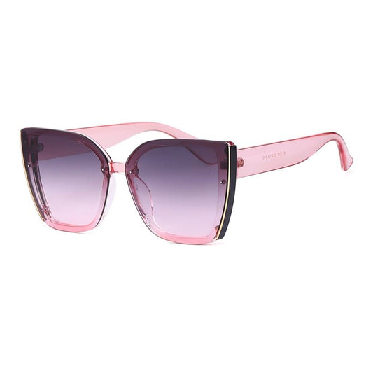Óculos de Sol Feminino Quadrado de Luxo Premium - Vista Frontal - Lojas LA