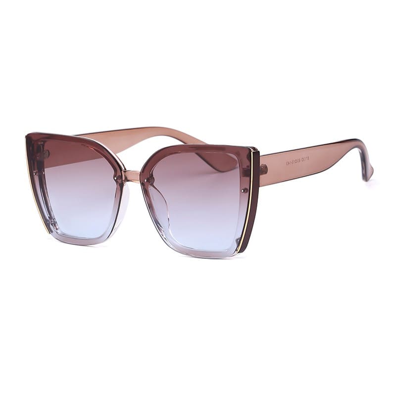 Óculos de Sol Feminino Quadrado de Luxo Premium - Vista Lateral - Lojas LA