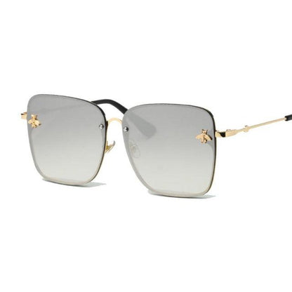 Óculos de Sol Feminino Quadrado Grande UV400 - Vista Frontal - Lojas LA