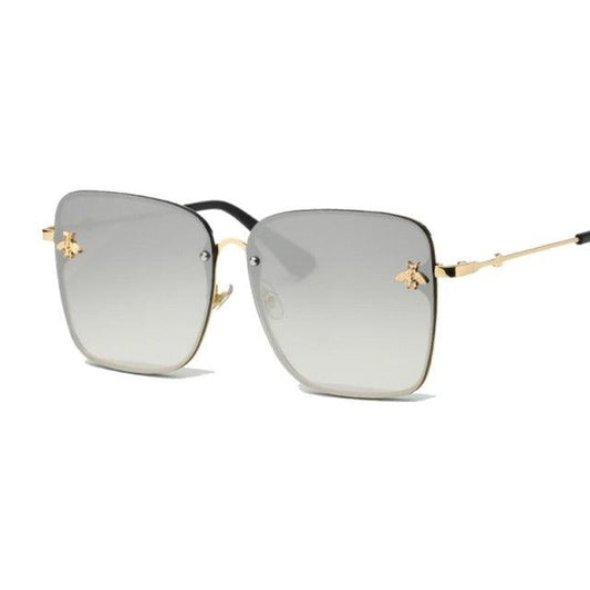 Óculos de Sol Feminino Quadrado Grande UV400 - Vista Frontal - Lojas LA