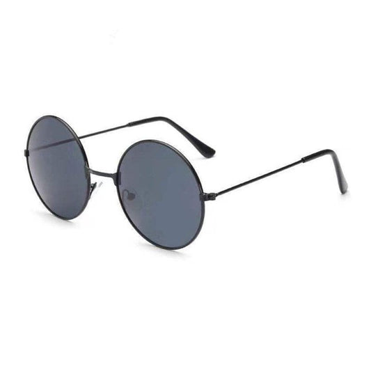 Óculos de Sol Feminino Redondo de Luxo UV400 - Vista Frontal - Lojas LA