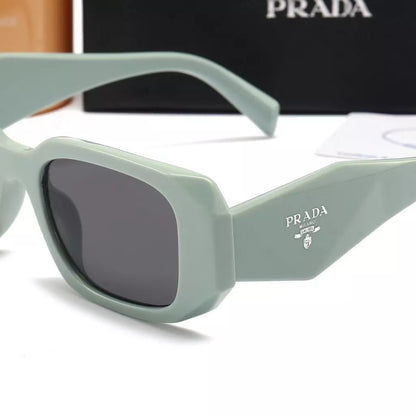Óculos De Sol Feminino Retangular Verde