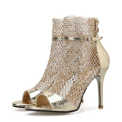Bota Feminina Cano Médio Modelo CINDERELA - Versão Transparente - Lojas LA
