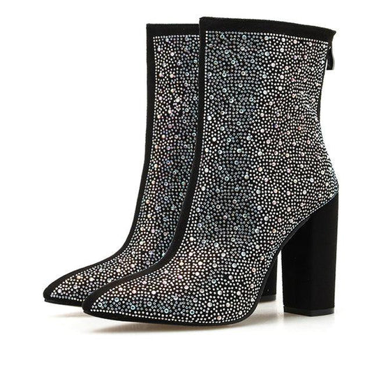 Bota Feminina Salto Alto Modelo DISCOTECA - Vista Principal - Lojas LA