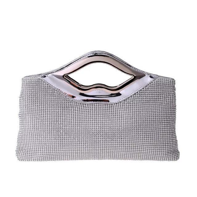 Bolsa Lantejoula Com Strass Modelo ELIS - Detalhe Brilho - Lojas LA
