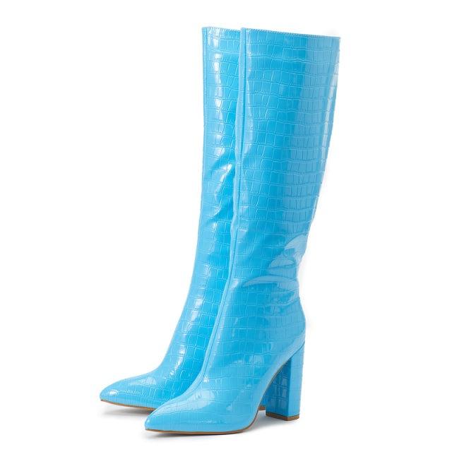 Bota Feminina Cano Longo Modelo MIUCCIA - Vista Principal - Lojas LA
