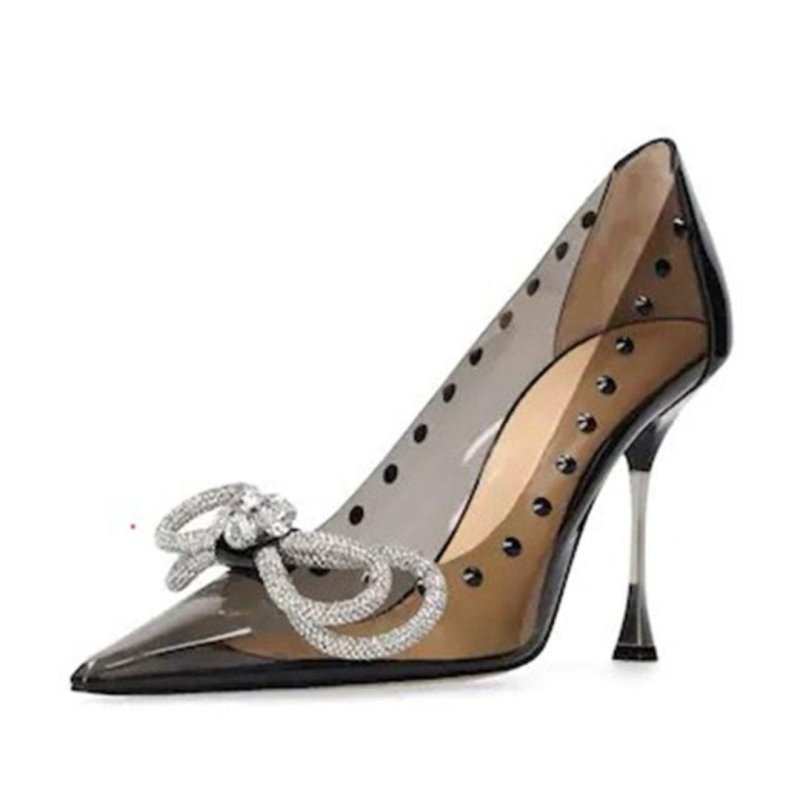 Sapato Feminino Scarpin Transparente Modelo MATTIE - Lojas LA