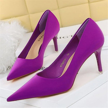 Sapato Scarpin Feminino Bico Fino Modelo ELITALIA - Lojas LA