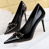 Sapato Scarpin Salto Alto Modelo INFINITY - Lojas LA