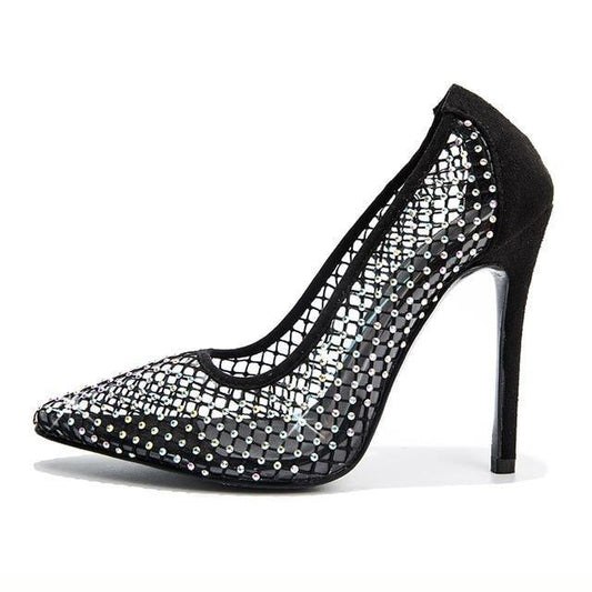 Sapato Scarpin Salto Transparente Modelo CRISTAL - Lojas LA